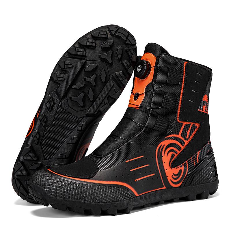 2025 Four Seasons Motorcycle Riding Boots Men's Women's Anti Fall Shoes Off Road Racing Travel