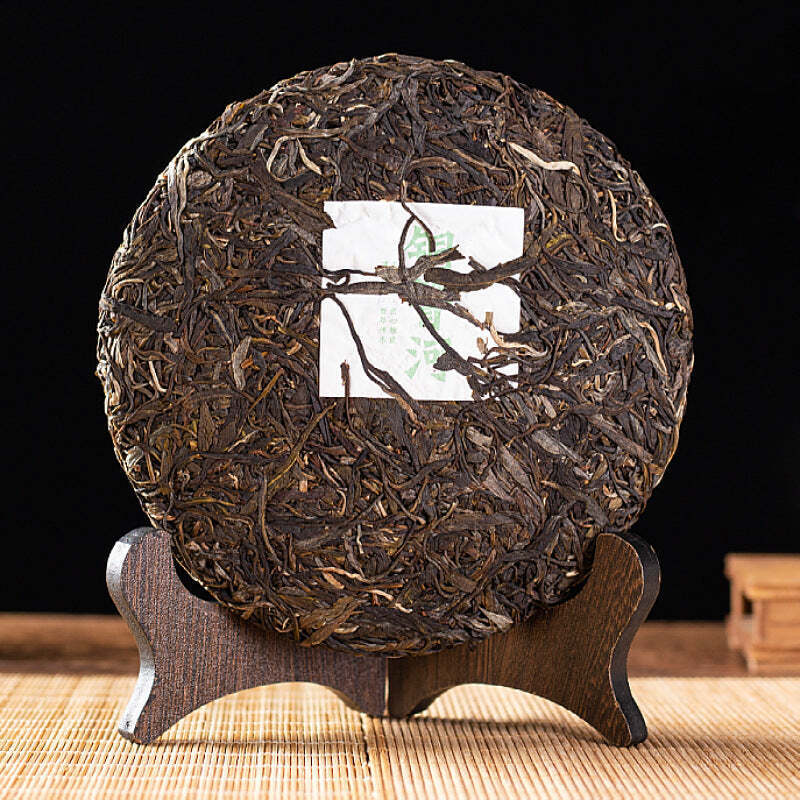 357g Yunnan Raw Pu-erh Tea Cake Yiwu Tongqing River Big Tree Puerh Tea Green Tea