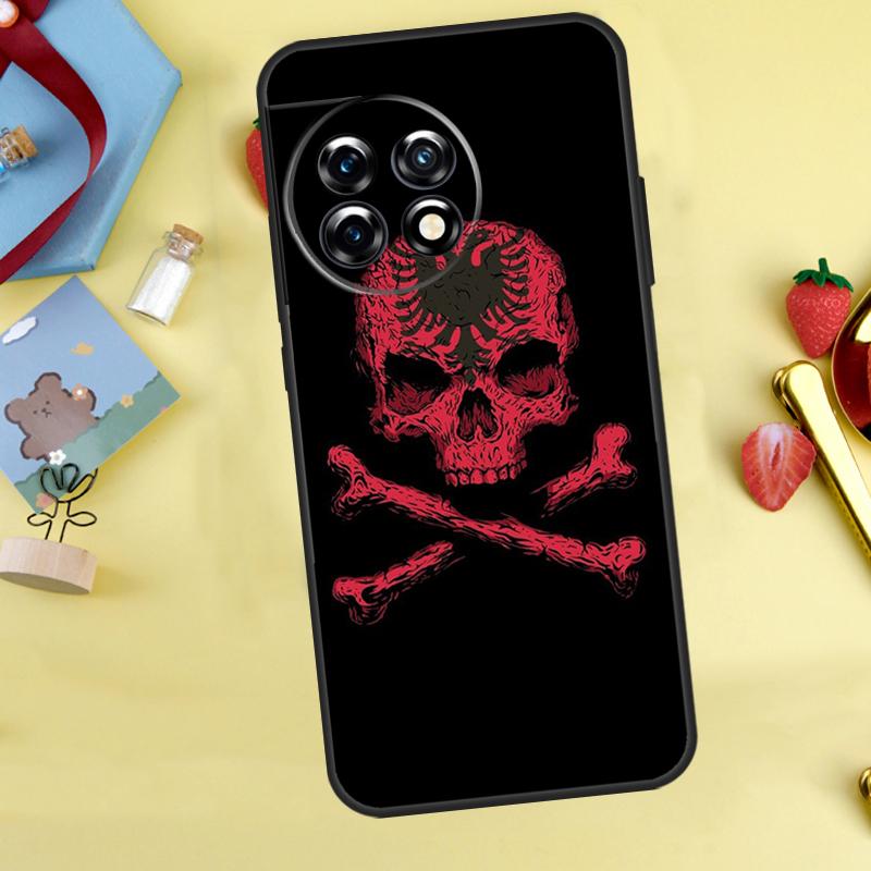 

Albania flag Case For OnePlus Nord 5 CE 2 3 4 Lite N20 N30 OnePlus 10T 12R 13R 13T 10 11 12 13 15 Cover OnePlus 13