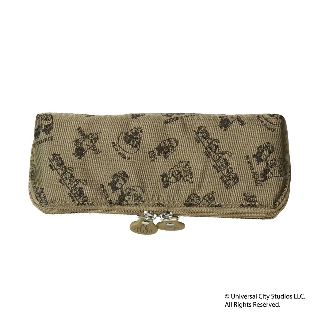 Minion Character PACAPO Pouch (Coffee Pattern, Ginger Beige) UND49299E Beige