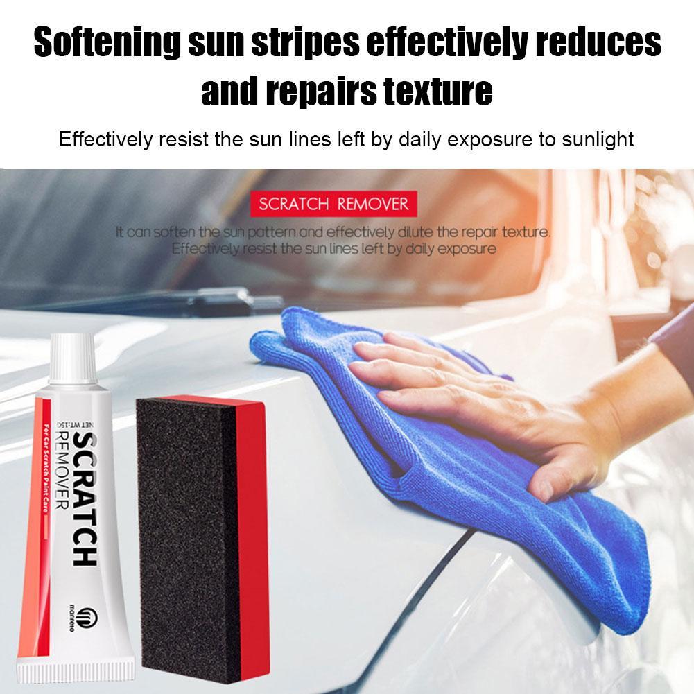 Car Scratch Remover Car Polishing Paste with Sponge, Car Body Paint Care Kit Paint Repair Spray Paint for Car and Motorcycles