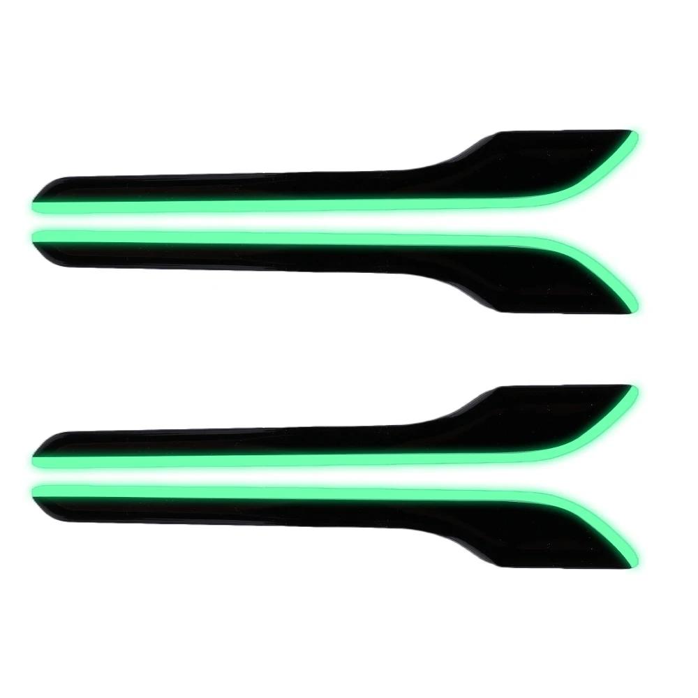 

Светящиеся наклейки на ручки автомобиля, защитные наклейки на дверные ручки, светящиеся в ночное время, защитные наклейки для Tesla Model 3/Y, внешние аксессуары для автомобиля