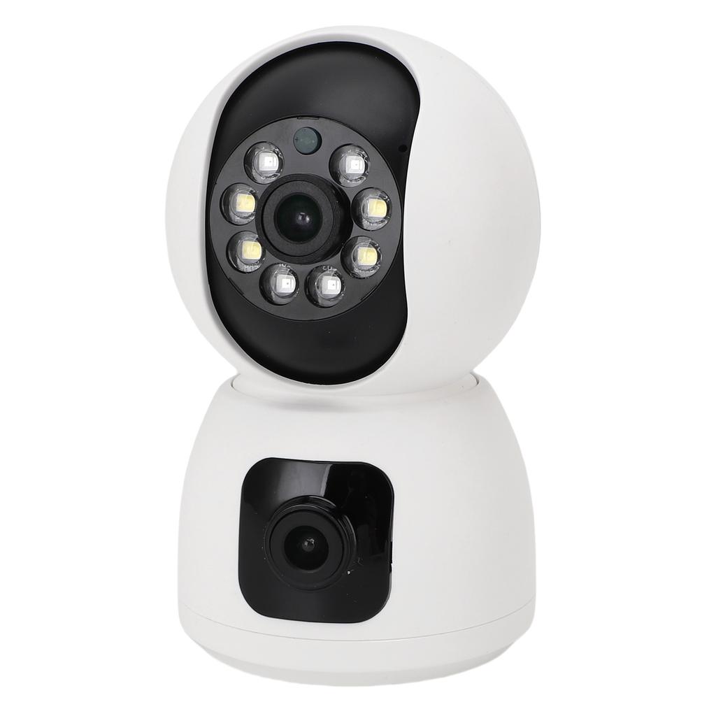 Smart Camera for Tuya APP Full Color Double Lens Rotatable Camera for Home Security Support Hotspot