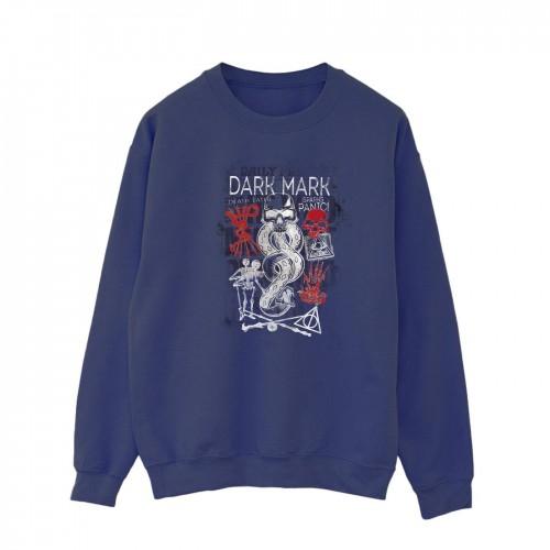 Harry Potter Mens Dark Mark Sweatshirt XXL noir