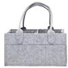 Felt Diaper Wet Bag - Newborn Supplies Organizer with Detachable Mommy Handbag
