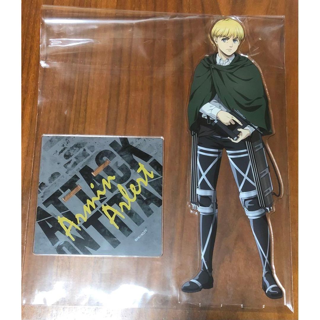 Used Attack on Titan BIG acrylic stand Armin