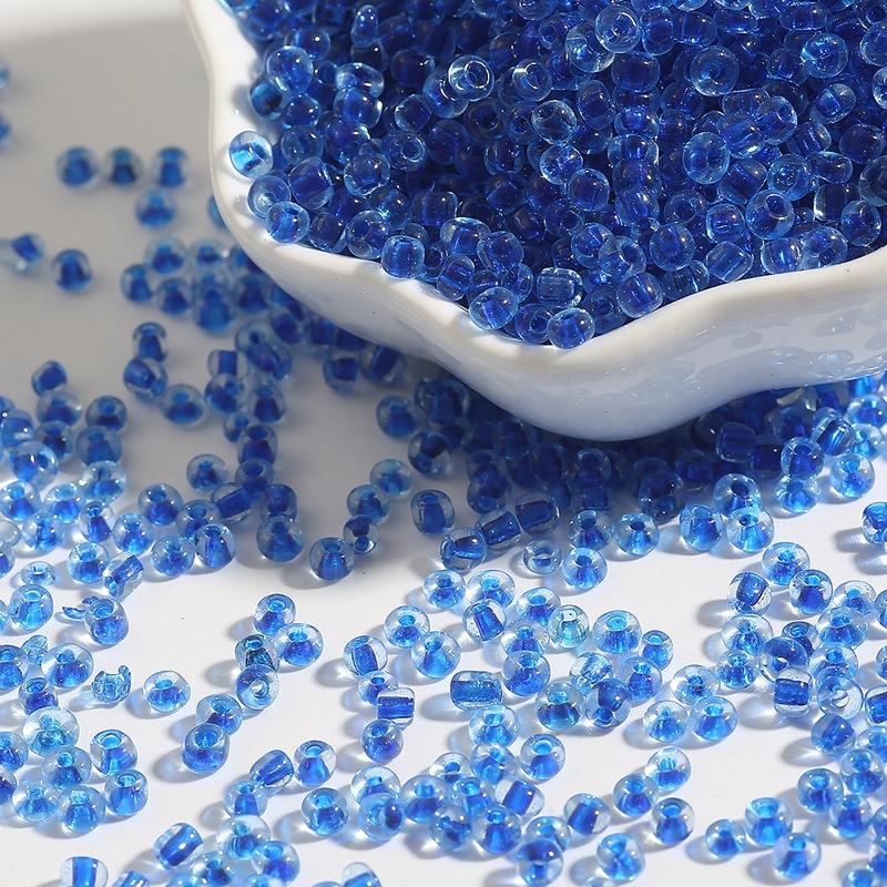 2-4mm Dyed Core Rice Beads Glass Beads Handmade Diy Jewelry Materials Homemade Earrings Tassels Loose Beads Beads for Jewelry Making