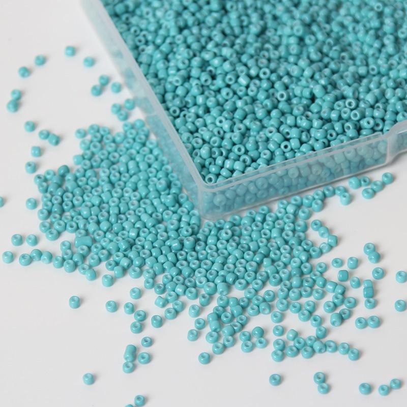2mm Jednokolorowe szklane koraliki do samodzielnego tworzenia biżuterii - kolczyki, bransoletki, naszyjniki, akcesoria