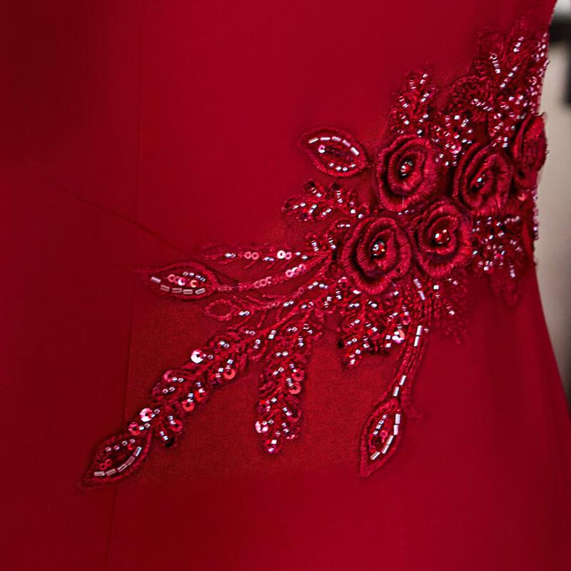 Pastte Women's Summer V-Neck Floral Wedding Guest Midi Dress