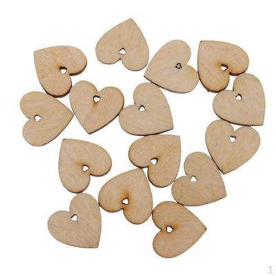 Blank Wooden Heart Embellishments 20mm, 40mm for Wedding Party Favors DIY Kunst Und Skulpturen