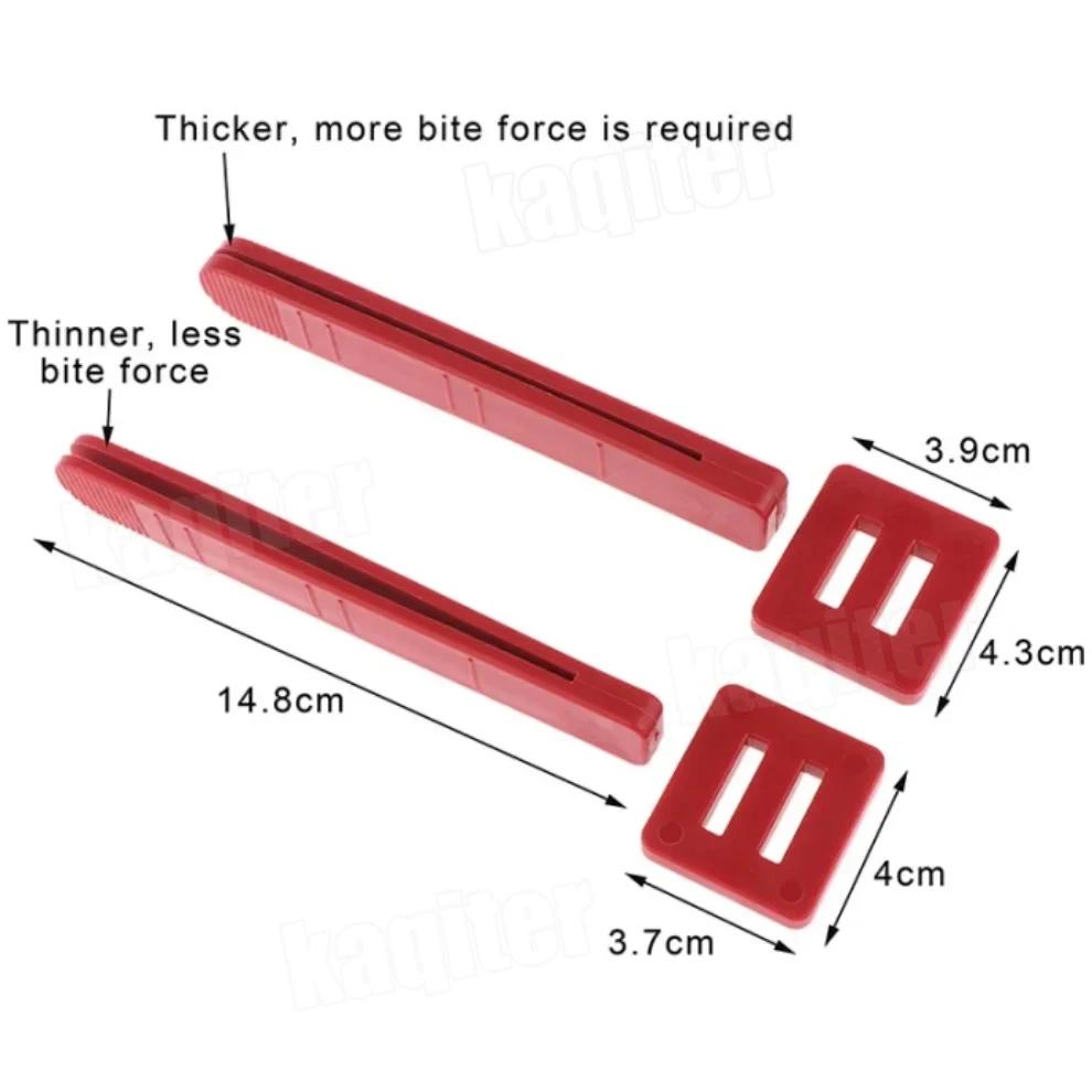 1Pc Child Jaw Trainer Speech Therapy Strength Stability Boost Exercise Aphasia Treatment Recovery Mandibular Thin/Thick