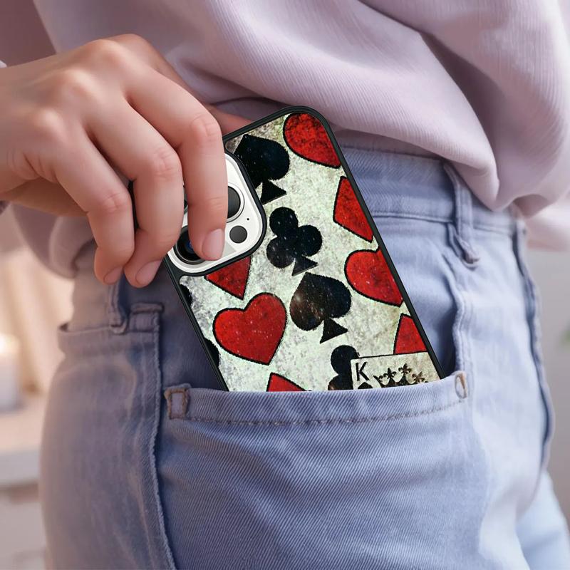Cards Casino Ace Of Spades Phone Case For iPhone 17 Air 15 16e 14 13 Pro Max Coque 12 11 Pro Max PLUS cover