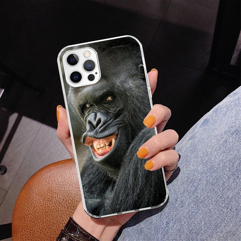 Monkey Memes Phnoe Case for Iphone 17 Air 16 16E 11 12 13 Mini 14 Plus 15 Pro Max 7 8 + SE 2020 Phone Cover Coque