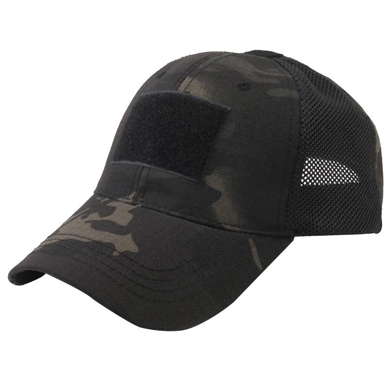 BASEBALL CAP #3 Ribstop TC Black Green Khaki Multicam Camouflage Kanye Baseball Cap Mesh Panels Breathable Beanie Hats For Men