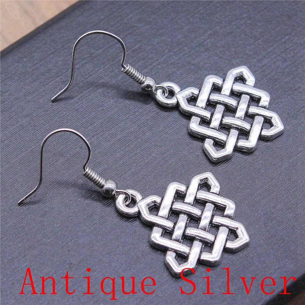 Boucles d'oreilles Symbole Om Yoga Vintage Boucles d'oreilles Mode Pour Femmes Apprêts de Fabrication de Bijoux DIY