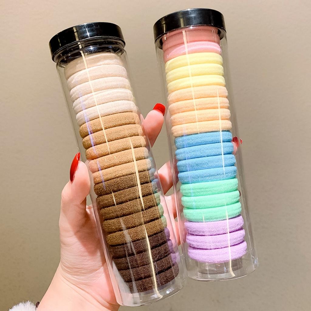 20 Stück Damen-Haargummis Hochelastische Gummibänder, die das Haar nicht beschädigen, Langlebige Haargummis für alle Haartypen