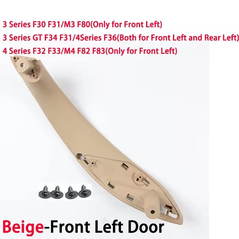 4 Pcs Set Car Door Handle Ide Pull Trim Cover For BMW 3 4 Series M3 M4 F30 F31 F32 F33 F80 F82 F83 316d 318d 320d 325d