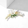 Spilla a Fiore, Fascino Femminile di Alta Gamma, Spilla con Perle, Lusso Leggero, Spilla di Design di Nicchia e di Alta Gamma