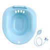 Comfortable Women's Toilet Seat Sitz Bath Basin with Flusher