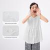 Girls' Embroidered Sleeveless Lace-Trim Top