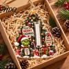Christmas Tree Decoration with Money Clip Cash Gift Ornament 2D Acrylic Green Elf Card Decoration Personalized for Teenagers Xmas Hanging