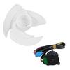 EAU65058502 EAU65058501 Refrigerator Freezer Condenser Fan Motor with Blade for Assembly Replace EA