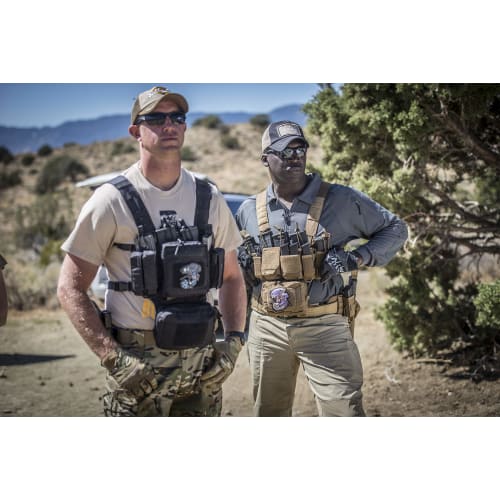 HELIKON-TEX Range Line Training Mini Rig, Rhodesian Camo, One Size, Chest Harness.