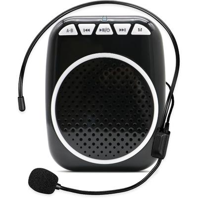 Portable Voice Amplifier with Headset Microphone, Personal Speaker Head Mic for Teachers, Tour Guides, Coaches, Mini PA with Wearable Mic