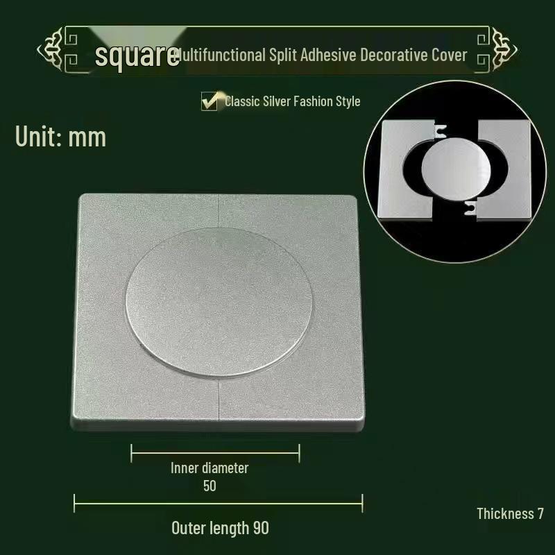 Self-Adhesive Decorative Wall Hole Cover for Faucets and Air Conditioners