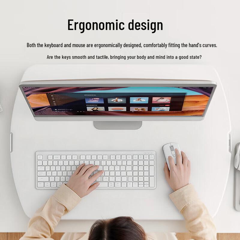 SooPii 2.4G Wireless Mechanical Keyboard and Mouse Set