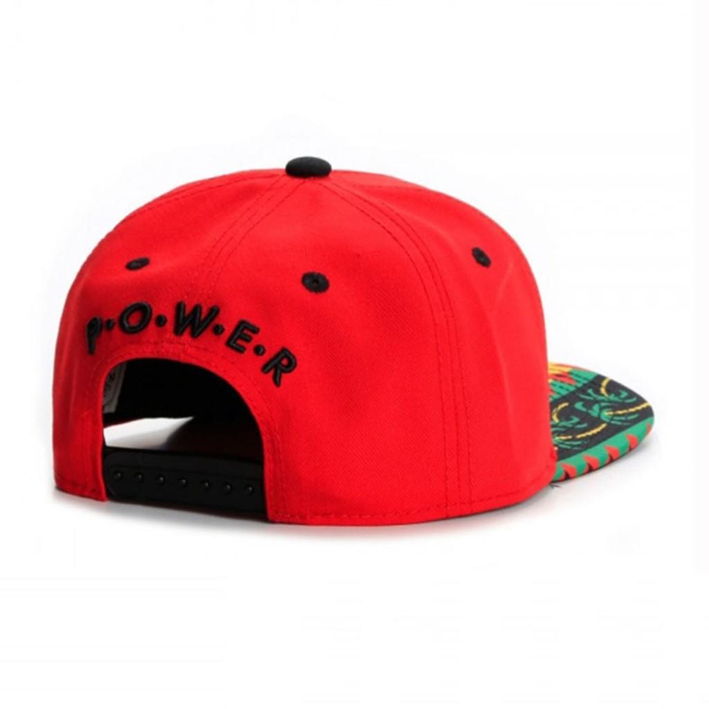 Power Red Fist Hip Hop Style Baseball Cap With Breathable Cotton For Streetwear And Outdoor Activities