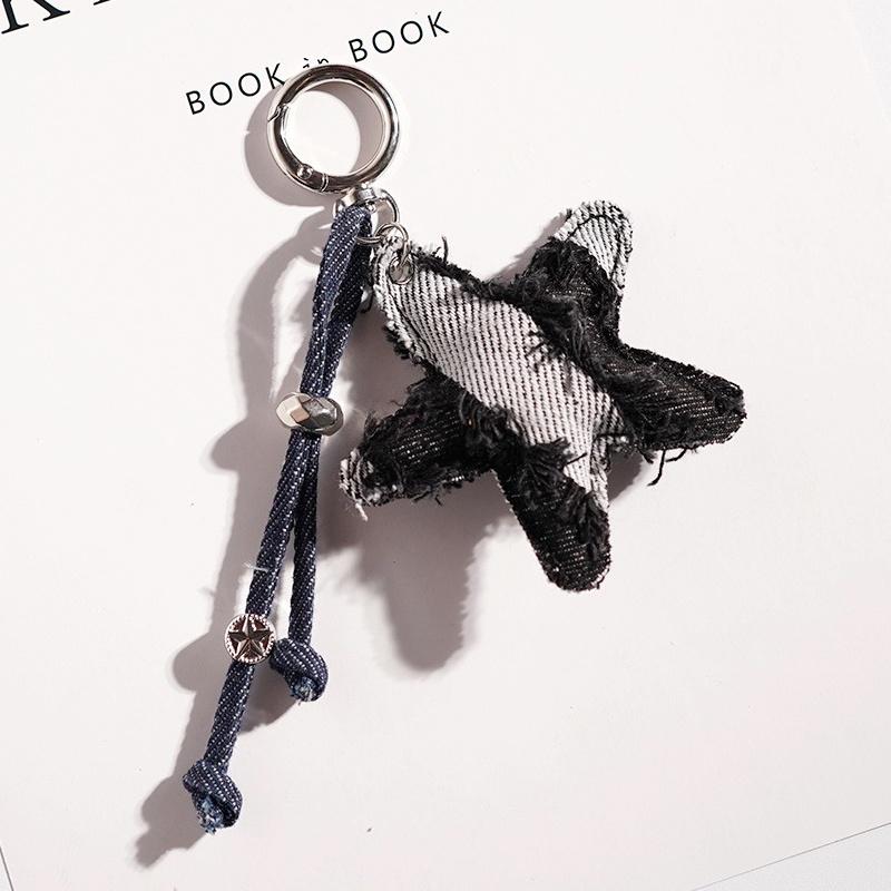 Cowboy Denim Fall Bag Charms- Decor with Cowboy for Purse Backpack DIY Accessories Bag Charm
