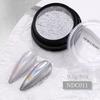 Silver Nail Glitter Powder Metallic Effect Pigment UV Gel Polish Flakes Dust Manicure Decoration Nails Accessories