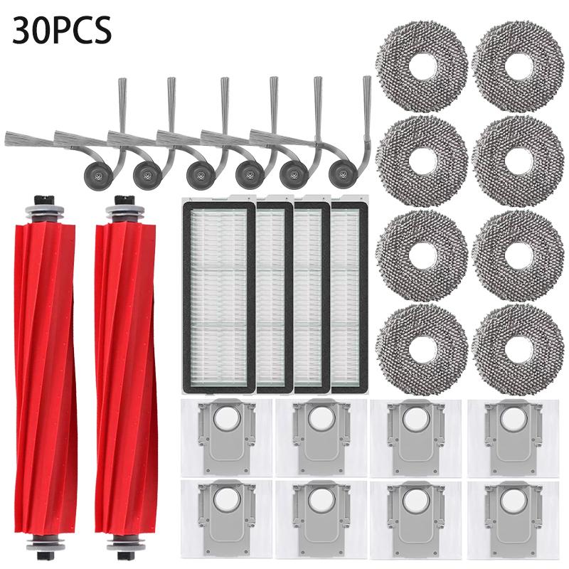 For Roborock Qrevo L / QR 798 / QV 35A / QR 598 Robot Vacuum Cleaner Accessories Main Side Brush Hepa Filter Mop Cloth Dust Bag