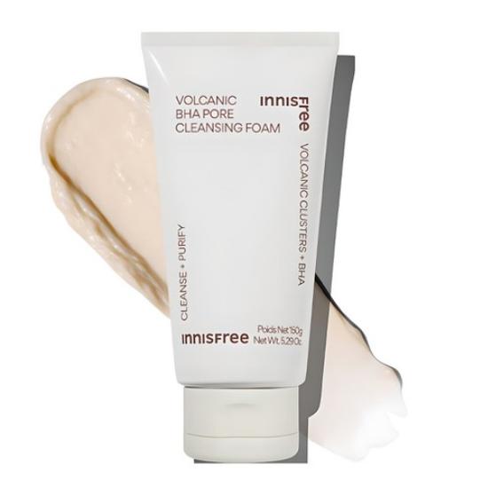 Innisfree Jeju Volcanic Cluster & BHA Pore-Correcting Deep Cleansing Foam 150g