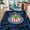 Club Deportivo Guadalajara Pattern Rug, Indoor/Outdoor Mat, for Picnic, Gameroom, Bedroom, Office, Living Room, Home Decor Carpet, Birthday Gift