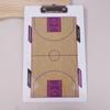Basketball Coaching Boards Portable Basketball Training Coach Guidance Erasable Whiteboard Rewritable Referees Gear Tactic Board