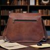 Handmade Vintage Leather Shoulder Bag – Genuine Leather Messenger Satchel for Men & Women | Classic Everyday Crossbody with Adjustable Strap