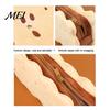 Durable Plush Storage for Pens Cookie Shape Stationery Bag, Soft Stuffed Biscuit Pencil Portable Zippered Makeup Bag Case, Large Capacity Cosmetic