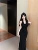 Socialite Pure Desire Backless Halter Summer Long Dress - Slim Fit, Chic & Exquisite