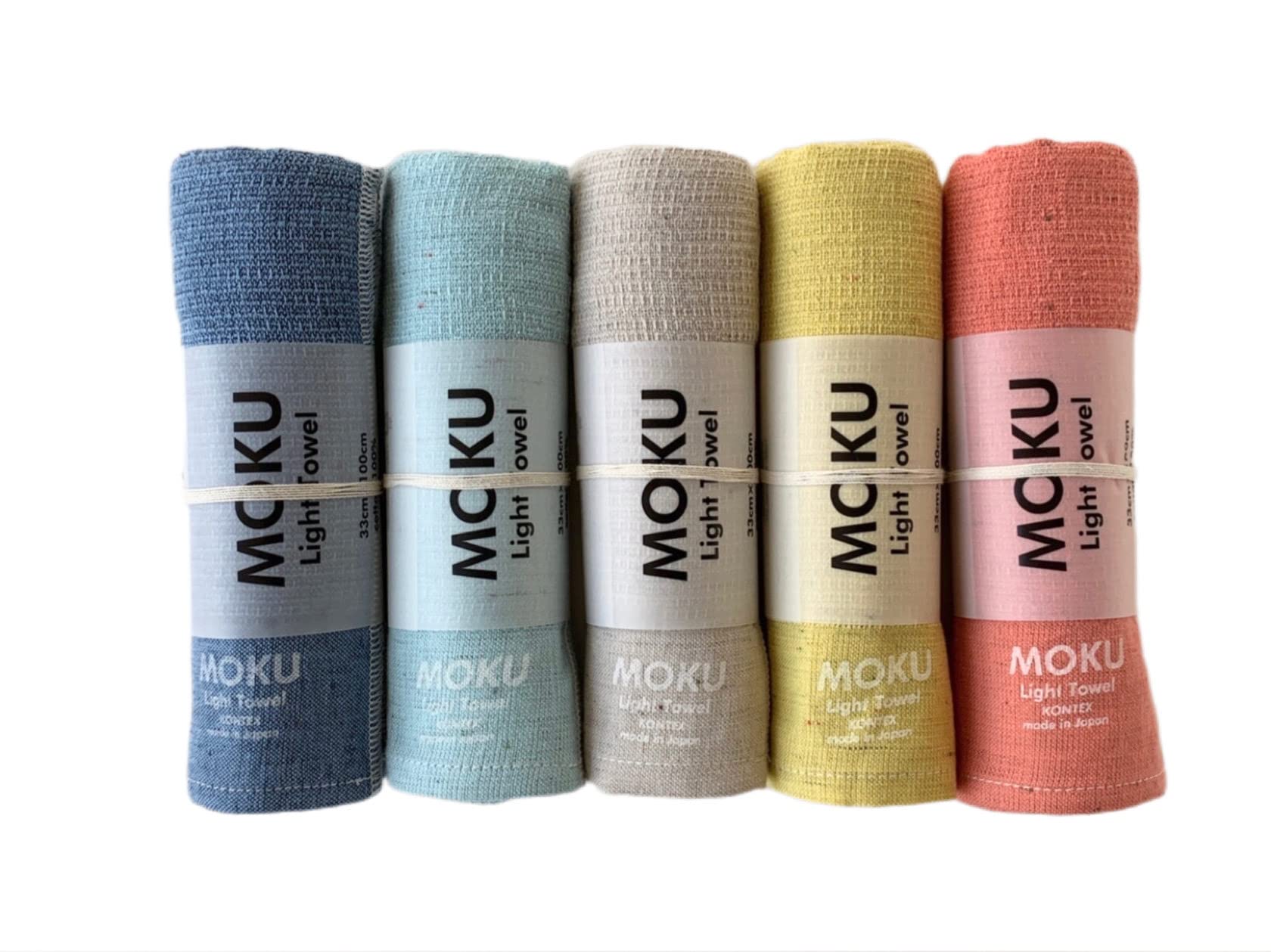 

MOKU Набор из 5 полотенец для лица [Contex] 59073-90 (К. Синий, Аква, Миндаль, Лимон, Мандарин)