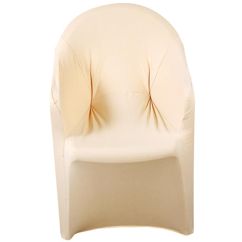 Elastic Outdoor Plastic Armchair Cover for Beach, Wedding, Hotel, and Food Stall – Full Coverage