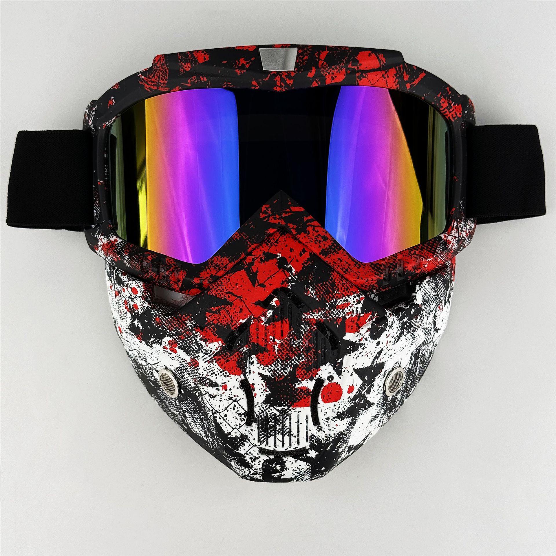 

NAFEIB Windproof Skiing & Motorcycle Goggles - TPU Protective Eyewear One Size