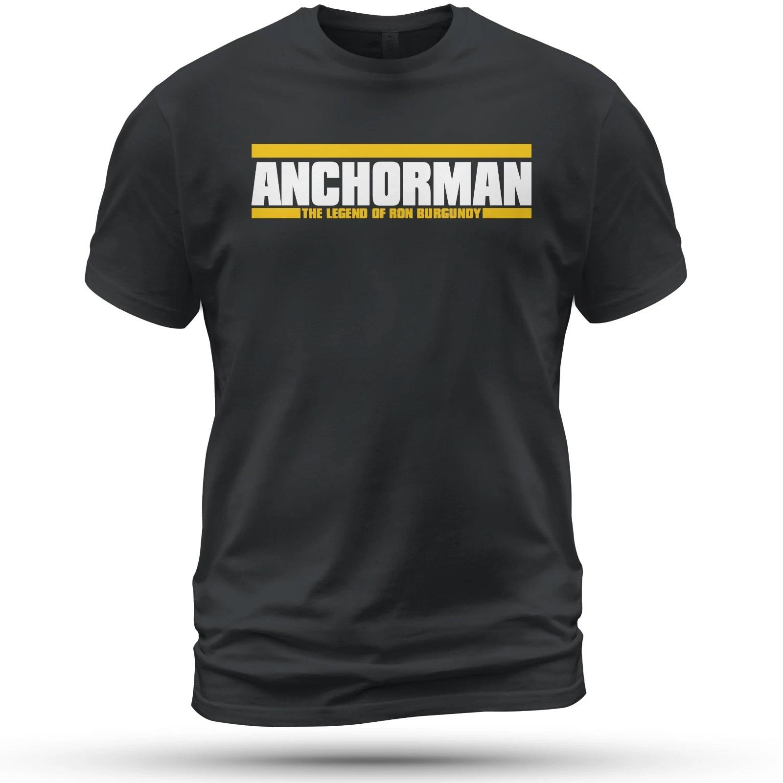 

Anchorman Ron Burgundy Logo T-Shirt Funny Size S-5XL Made in USA L