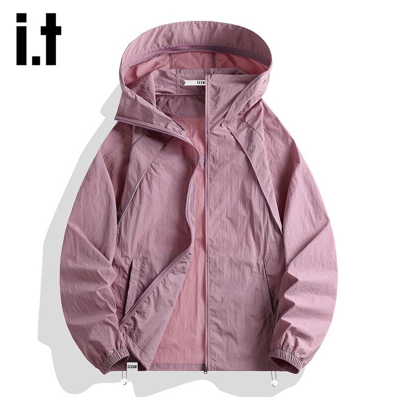 Izzueit Men's Hooded UV Protection Quick-Dry Outdoor Jacket
