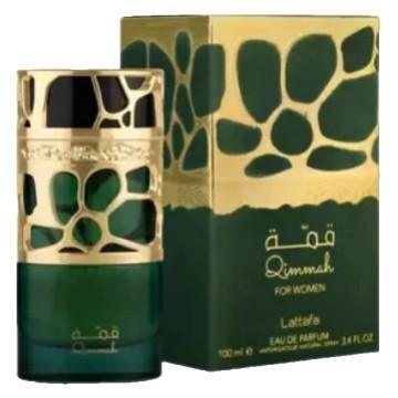 Lattafa Qimmah Profumo per Donna, Fragranza a Lunga Durata, Importazione Araba di Dubai, Best Seller del Medio Oriente, Nuovo Profumo Floreale, 50ml meno
