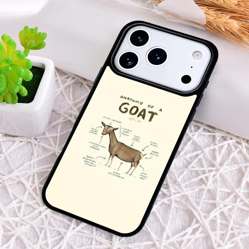 Goats Phone Case for iPhone 17 Air 16 15 11 12 14 13 Pro Max Shockproof Cover