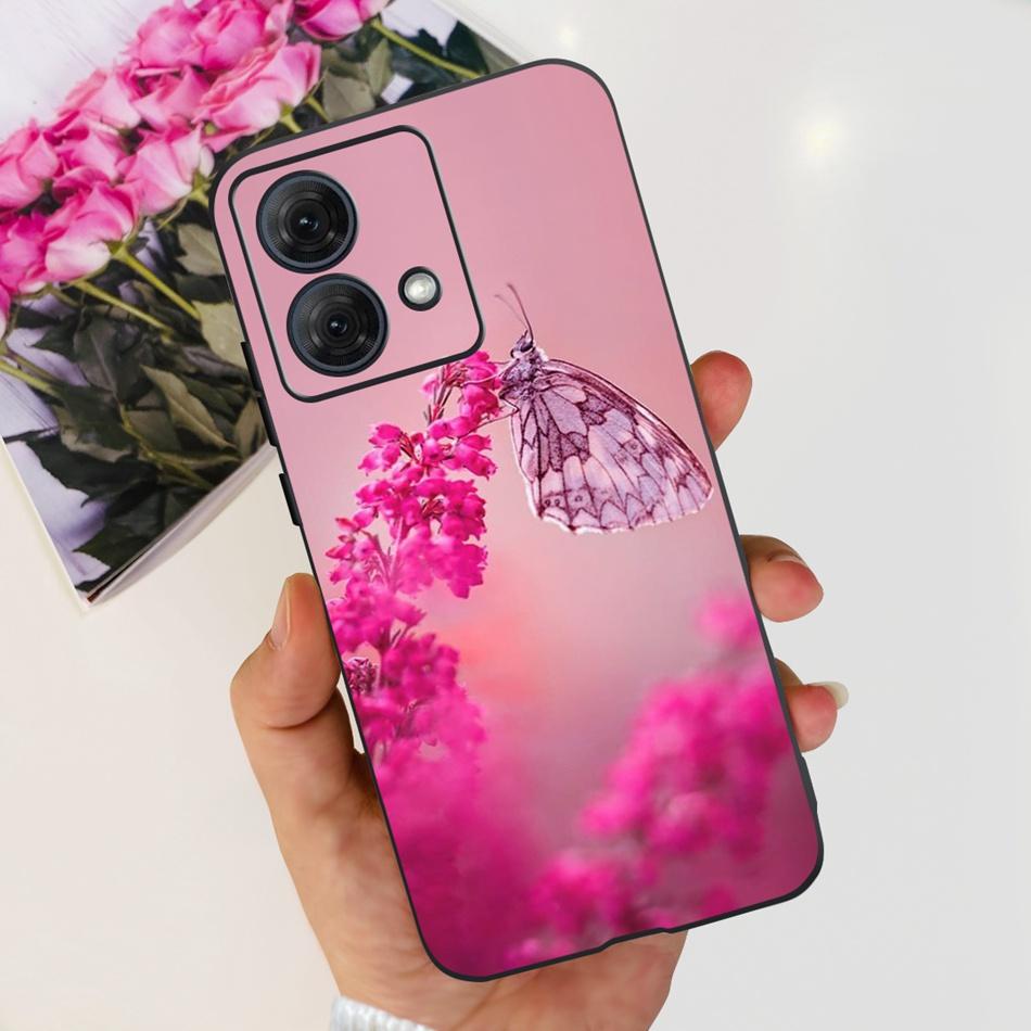For Motorola Moto G84 Case MotoG84 G 84 5G 2023 Cute Painted Soft Silicone TPU Phone Back Cover Bumper