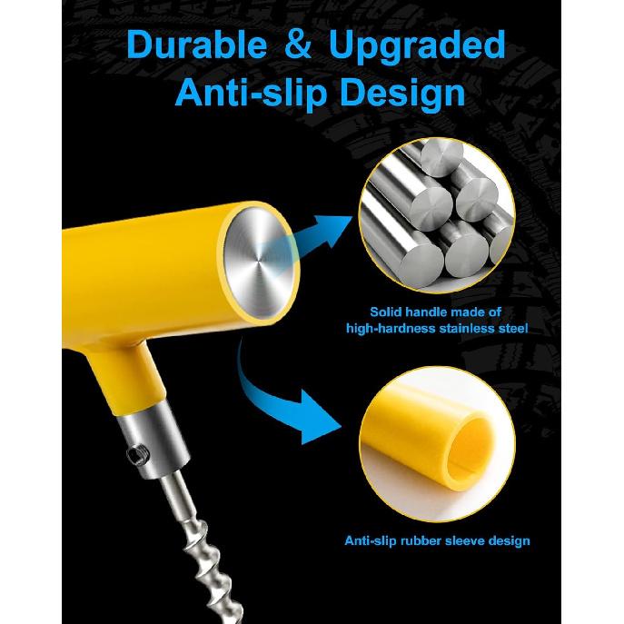 Repair Kit with Plugs, Plug Kit Heavy Duty Professional for Car, ATV, Motorcycle