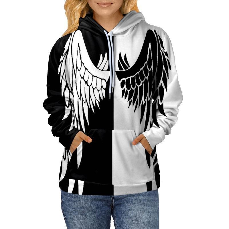 Spring Autumn 3D Printed Sportswear Women's Trendy Personalized Hoodie Hoodies & Sweatshirts (women’s)